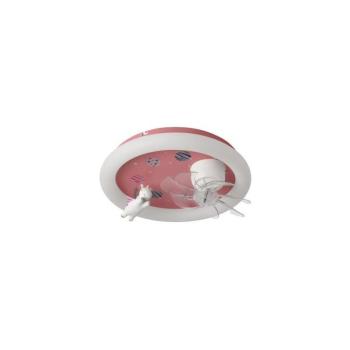 Eurolamp LED gyerek dimmelhető mennyezeti lámpa látorral LED/48W/230V 3000/4000/6000K rózsaszín 300-25059 kép