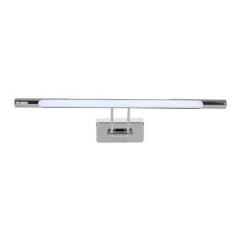 Fali tükör lámpa, 9w, 3000K, meleg fehér, 550lm, 120°, króm, CRI>80, V-TAC, 213985 kép