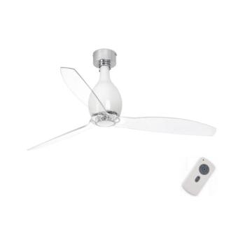 FARO Barcelona FARO 32020 - Mennyezeti látor MINI ETERFAN fehér/átlátszó á. 128 cm + távirányító W-VEN32020 kép