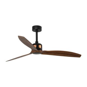 FARO Barcelona FARO 33451WT-Mennyezeti látor. COPPER FAN M Ø 128 cm barna/fekete Wi‑Fi Tuya + távirányító 33451WT kép