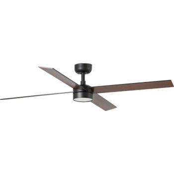 FARO Barcelona FARO 34356WT-1TW-LED Dimmelhető látor RUDDER L 18W/230V barna/fekete átm. 132 cm WT + távirányító 34356T1TW kép