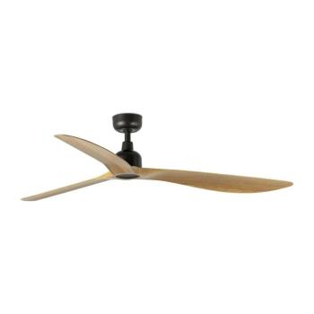 FARO Barcelona FARO 34360 - Mennyezeti látor OUTWOOD L barna/fekete átm. 150 cm IP44 + távirányító 34360 kép