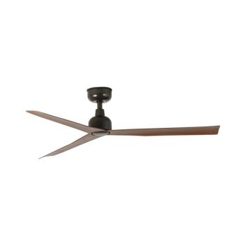 FARO Barcelona FARO 34372 - Mennyezeti látor MARINE M Ø 125 cm barna/fekete IP44 + távirányító 34372 kép