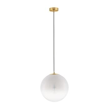 Fehér-aranyszínű üveg függőlámpa ø 30 cm Vita – Nova Luce kép