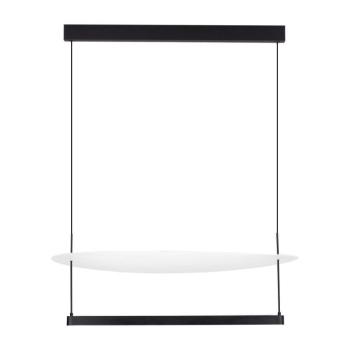 Fehér-matt fekete alumínium LED dimmelhető függőlámpa ø 80 cm Diona – Nova Luce kép