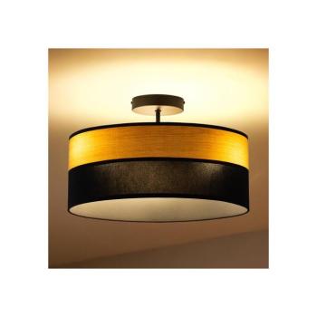 Felületre szerelhető csillár ALBA 3xE27/15W/230V, átmérő 40 cm, fekete/barna P-4015/3 BK+WOOD+BK kép