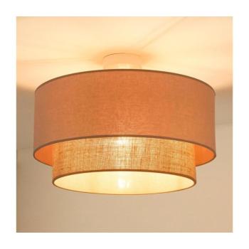 - Felületre szerelhető csillár BOHO 1xE27/15W/230V átm. 45 cm bézs/barna 605861 kép