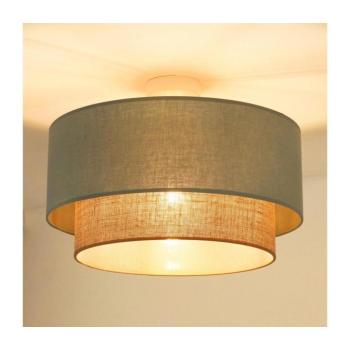 - Felületre szerelhető csillár BOHO 1xE27/15W/230V átm. 45 cm zöld/barna 605885 kép