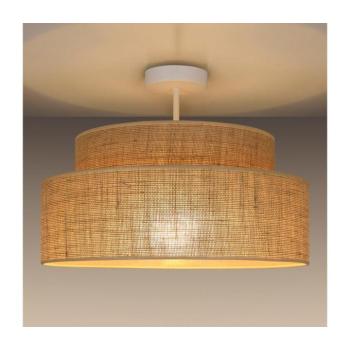Felületre szerelhető csillár BOHO 1xE27/60W/230V átm. 40 cm bézs 0648 kép