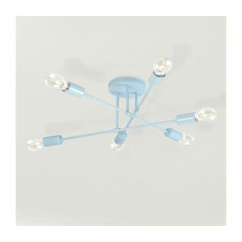 Felületre szerelhető csillár CAMBRIDGE 6xE27/15W/230V kék W-2022/6 LBL kép