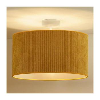 - Felületre szerelhető csillár CORDUROY 1xE27/15W/230V átm. 40 cm sárga 604895 kép