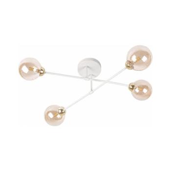Felületre szerelhető csillár OBSIDIAN 4xG9/10W/230V krém/arany/füstös bézs W-2022+8080/4 SAND+GO kép