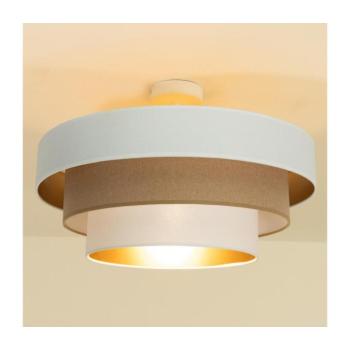 Felületre szerelt WENTA csillár 1xE27/60W/230V, átm. 50 cm, bézs/juta H0053 kép
