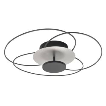 Fiore LED mennyezeti lámpa, 2 700 K, fekete/nikkel kép