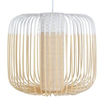 Forestier függő lámpa Bamboo M függő lámpa, Ø 45 cm, fehér kép