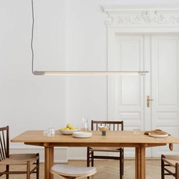 GEJST Radent függesztett lógó világítás, acélszürke, hossza 138 cm, G13 LED kép