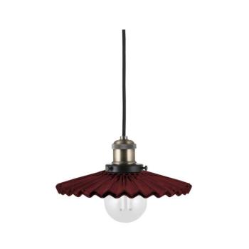 Globen Lighting COBBLER függő világítás, sötétvörös, Ø 25 cm kép