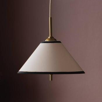 Globen Lighting IRIS 25 lógó lámpa, krém színű, Ø 25 cm kép