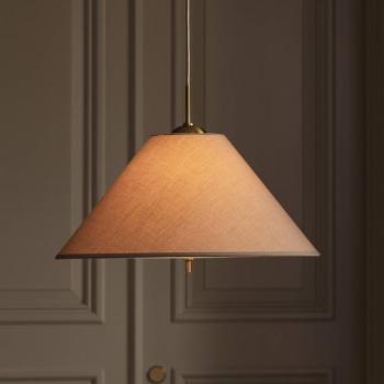 Globen Lighting IRIS 50 lógó lámpa, mokkabarna, Ø 50 cm kép