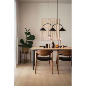 Globen Lighting lógó lámpa CURVE 3, bézs, 3 izzós, 95 cm kép