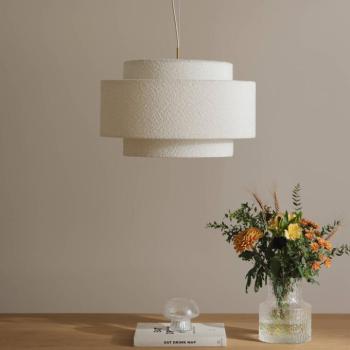 Globen Lighting Noah Bouclé lógó világítás, Ø 50 cm, fehér kép