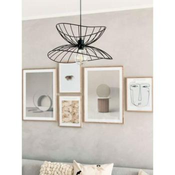 Globen Lighting RAY függő világítás, fekete, Ø 45 cm kép