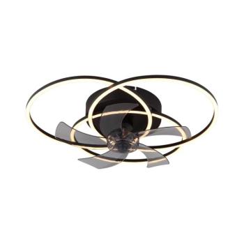 Globo 03645 - LED dimmelhető mennyezeti látor ALIA LED/40W/230V 3000-6500K fekete + távirányító 03645 kép