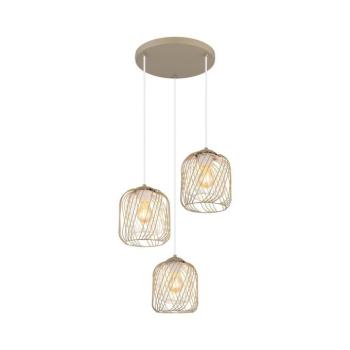 Globo 15965-3HR - Kábeles függeszték DICHTI 3xE27/40W/230V 15965-3HR kép