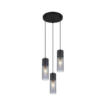 Globo 21000-3HB - ANNIKA 3xE27/25W/230V fekete függeszték, 30 cm pr. 21000-3HB kép