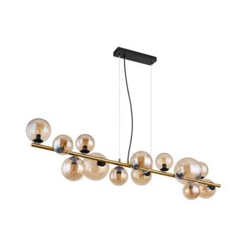 Globo 56135-13H - LED csillár kábeles felfüggesztéssel RIHA 13xG9/3,5W/230V sárgaréz 56135-13H kép