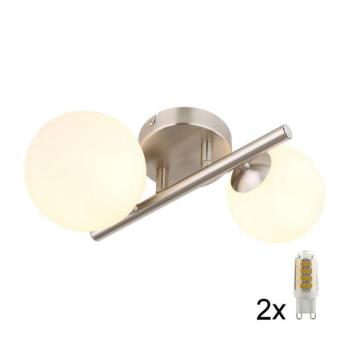 Globo 56140-2W - LED Felületre szerelhető csillár RIHA 2xG9/3W/230V króm 56140-2W kép
