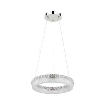 Globo 67387-24 - LED fényerőszabályozható kábeles függőlámpa LAUREL LED/24W/230V átlátszó + távirányító 67387-24 kép