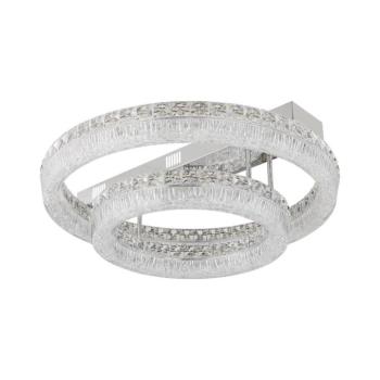 Globo 67387-60D - Dimmelhető LED mennyezeti lámpa LAUREL LED/60W/230V átlátszó üveg+távirányítóval 67387-60D kép