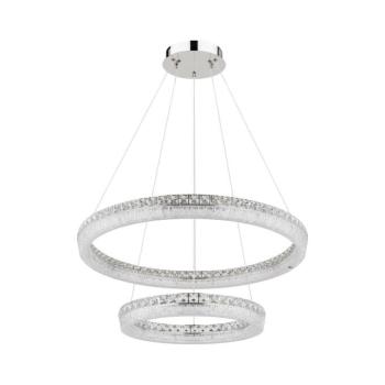 Globo 67387-72 - LED dimmelhető csillár kábellel LAUREL 72W/230V átlátszó+távirányító 67387-72 kép