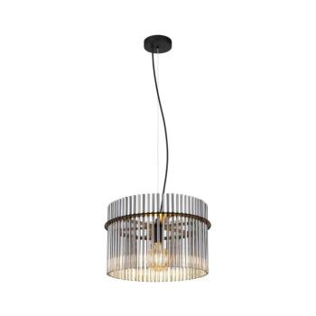 Globo 15698H - Csillár zsinóron GORLEY 1xE27/60W/230V átm. 40 cm fekete 15698H kép