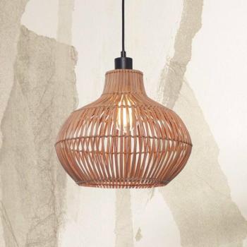 GOOD & MOJO Kalahari lógó lámpa, Ø 32 cm, természetes színű, rattan, E27 kép