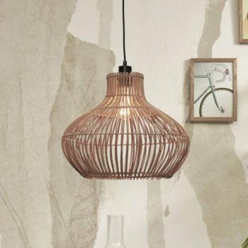 GOOD & MOJO Kalahari lógó lámpa, Ø 42 cm, természetes színű, rattan, E27 kép