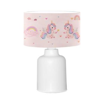 Gyereklámpa CANDY 1xE27/40W/230V rózsaszín/fehér 780SGN4683 kép