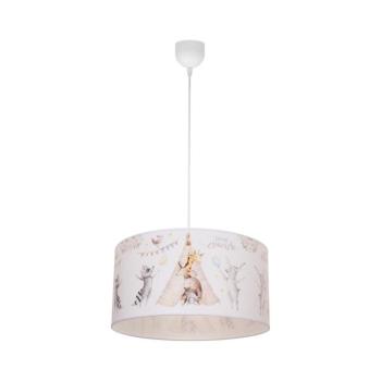 Gyermek csillár KIDS ROOM 1xE27/60W/230V, átm. 40 cm, állatmintás H0939 kép
