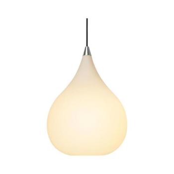 Halo Design 407931 - DROPS kábeles függeszték 1xE27/40W/230V, átm. 30 cm, fehér/matt króm 407931 kép