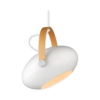 Halo Design 734337 - Kábeles függeszték DC 1xE27/40W/230V, átm. 26 cm, fehér/tölgy 734337 kép