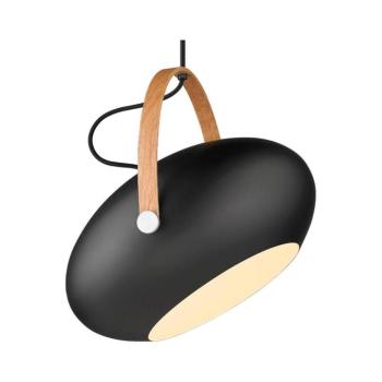 Halo Design 734382 - Kábeles függeszték DC 1xE27/40W/230V átm. 40 cm fekete/tölgy 734382 kép