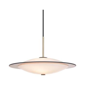 Halo Design 743629 - Kábeles ORBIT csillár 3xG9/7W/230V, átm. 40 cm, fehér/sárgaréz/füstszínű. 743629 kép