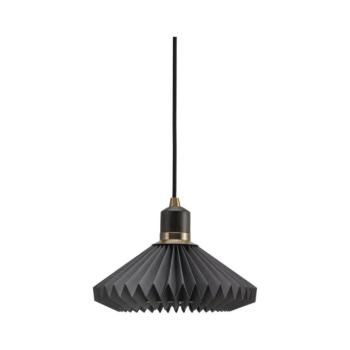 Halo Design 744084- PARIS kábeles függőlámpa 1xG9/28W/230V, átmérő 24 cm, fekete/sárgaréz/tölgy 744084 kép