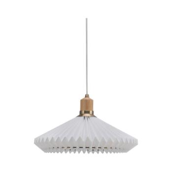 Halo Design 744169 - PARIS kábeles csillár 1xE27/60W/230V, átm. 40 cm, fehér/sárgaréz/tölgy 744169 kép