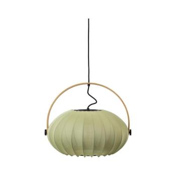Halo Design 746361 - Kábeles függőlámpa DC 1xE27/40W/230V átm. 40 cm zöld/tölgy 746361 kép