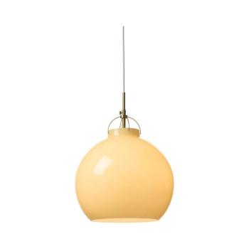 Halo Design 748075 - Kábeles függőlámpa TOSCANA 1xE27/40W/230V átm. 36 cm bézs/sárgaréz 748075 kép