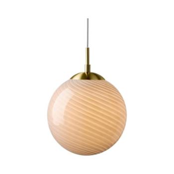 Halo Design 748464 - Kábelre függeszthető csillár CANDY 1xE27/25W/230V átm. 25 cm szürke/sárgaréz 748464 kép