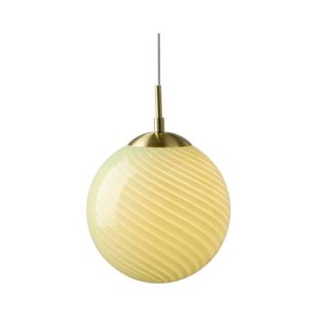 Halo Design 748525 - Kábeles csillár CANDY 1xE27/25W/230V átm. 25 cm zöld/sárgaréz 748525 kép