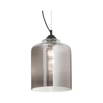 Ideal Lux - Csillár zsinóron BISTRO 1xE27/60W/230V átm. 24 cm füstös 112312 kép